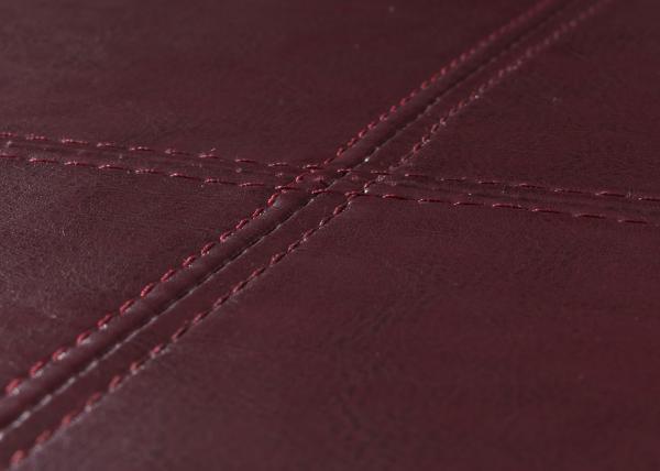 Aufbewahrungs-Truhe Sitzbank Kriens XXL, Kunstleder, 180x45x45cm MVG-zertifiziert ~ rot Bild 3