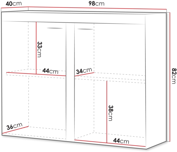 Kommode Rango 2F3 (Farbe: Weiß) Bild 5