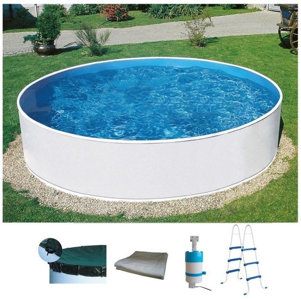 KONIFERA Rundpool Usedom II inkl. Zubehör (Set, 5-tlg), in verschiedenen Größen erhältlich
