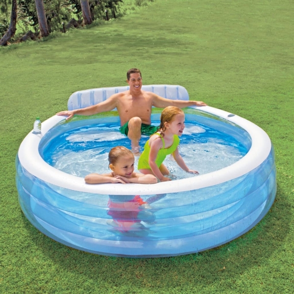 Intex Swim Center Family Lounge Pool. 224 x 216 x 76 cm