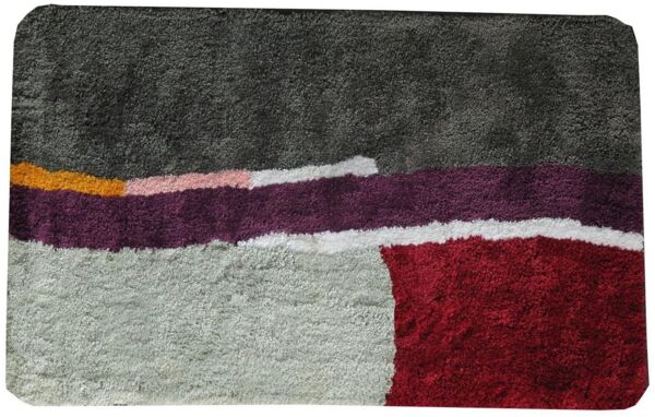 KiNZLER Badematte Gingelom, Höhe 20 mm, rutschhemmend beschichtet, fußbodenheizungsgeeignet, Polyester, rechteckig, Badteppich, modernes Design