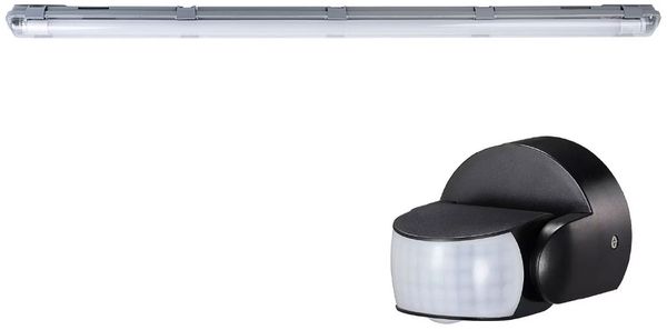 LED Wannenleuchte, Bewegungsmelder, Kaltweiß, L 157 cm