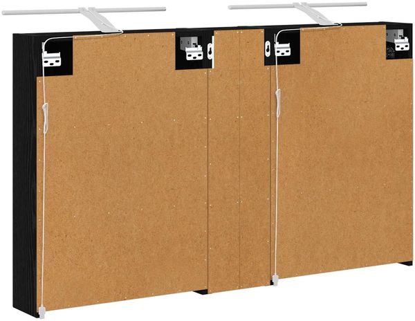 vidaXL Badezimmerschrank-Set 3 pcs 120 x 14,5 x 70 cm Holzwerkstoff 3403753 Bild 9