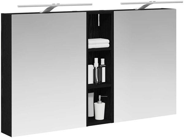 vidaXL Badezimmerschrank-Set 3 pcs 120 x 14,5 x 70 cm Holzwerkstoff 3403753 Bild 3