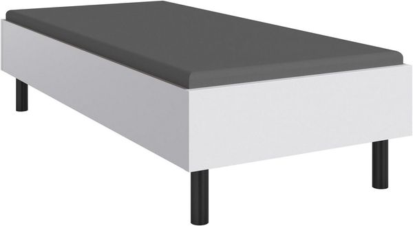 Wimex Bett Easy, große Auswahl an Größen und Farben, auch in Komforthöhe (Made in Germany), ohne Kopfteil, ideal unter Dachschrägen oder Fenster