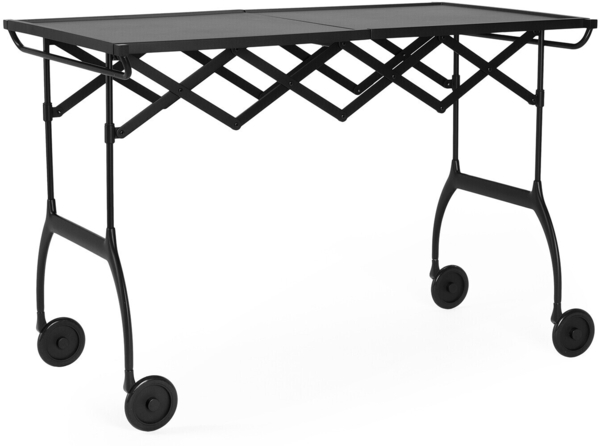 Kartell Battista, Servierwagen, Schwarz