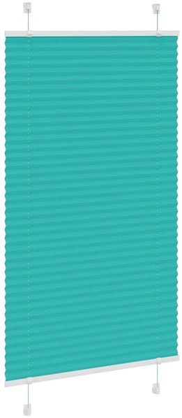 vidaXL Plissee Petrolgrün 75x150 cm Stoffbreite 74,4 cm Polyester 4015393 Bild 3