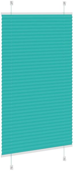 vidaXL Plissee Petrolgrün 75x150 cm Stoffbreite 74,4 cm Polyester 4015393 Bild 4