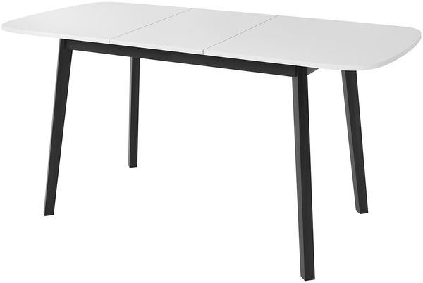 Ausziehbarer Esstisch Drota S (Farbe: Eiche Craft Gold/Schwarz) Bild 4