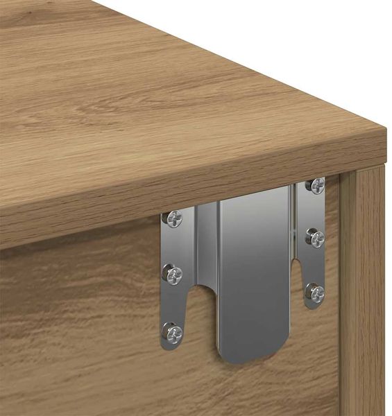 vidaXL Wandregal mit Schubladen Artisan-Eiche 100x36x19 cm 859994 Bild 9