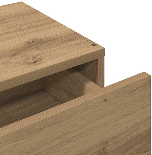 vidaXL Wandregal mit Schubladen Artisan-Eiche 100x36x19 cm 859994 Bild 8