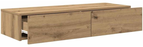 vidaXL Wandregal mit Schubladen Artisan-Eiche 100x36x19 cm 859994 Bild 7