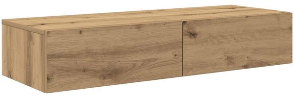 vidaXL Wandregal mit Schubladen Artisan-Eiche 100x36x19 cm 859994 Bild 2