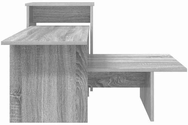 Konsolentisch, Beistelltisch, Konsole Graues Sonoma 91,5 x 35 x 38,5 cm Holzwerkstoff Bild 6