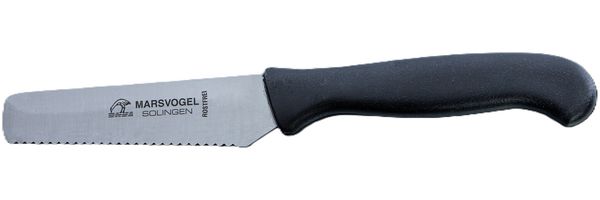Marsvogel Solingen Brötchenmesser, Silber, 9cm
