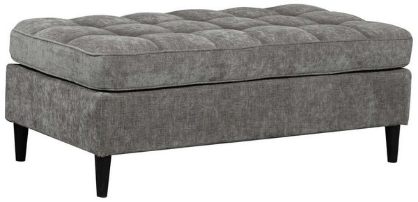 Dorel Home Hocker LINDHUS, ideal für die Lindhus-Sofas- Breite 120 cm, Knopfsteppung, individuell zu kombinieren, Cord und Chenille-Bezug