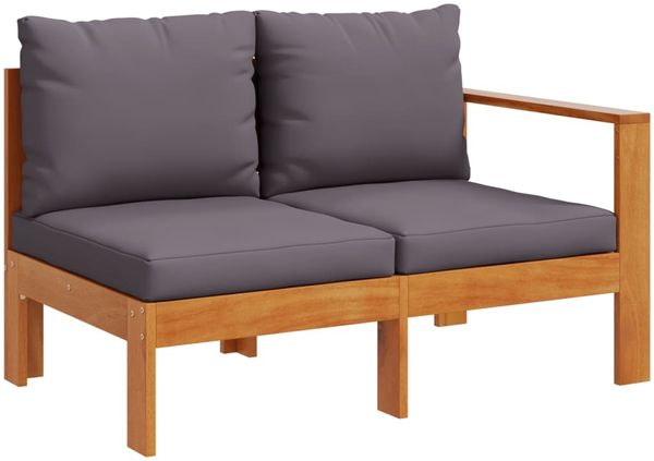 vidaXL 6-tlg. Garten-Sofagarnitur mit Kissen Massivholz Akazie 3214867 Bild 4