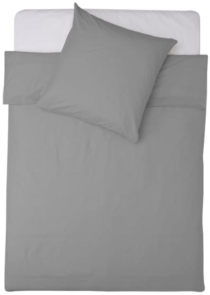 Lumaland Bettwäsche Premium Everyday, 2 teilig, Ganzjahres Bettbezug 155x220cm Kissenbezug 80x80cm