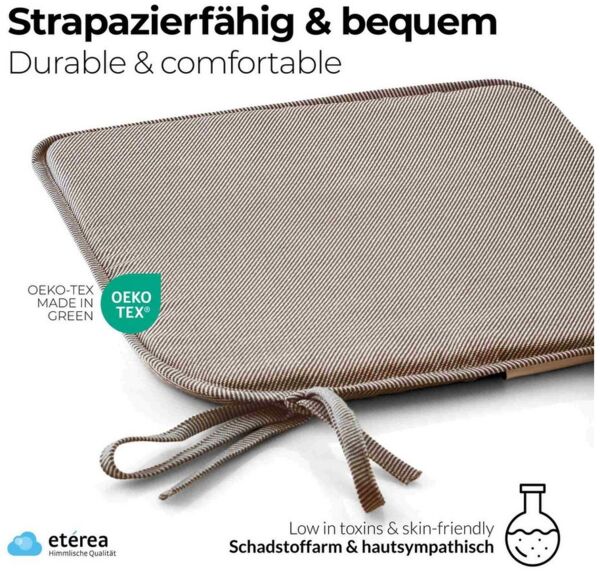 etérea Himmlische Qualität Sitzkissen etérea Streifen Sitzkissen Stuhlkissen Indoor &