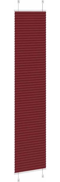 vidaXL Plissee Bordeauxrot 40x200 cm Stoffbreite 39,4 cm Polyester 4015250 Bild 4