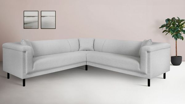Home affaire Ecksofa AGNIA L-Form B/T/H: 244/244/71 cm, incl. Zierkissen, gleichschenklig, auch in Cord