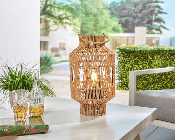 Luxform Gartenleuchte Luxform USB Alhambra Small, LED fest integriert, Warmweiß, LED-Gartenleuchte, Akkubetrieben, aufladbar über USB