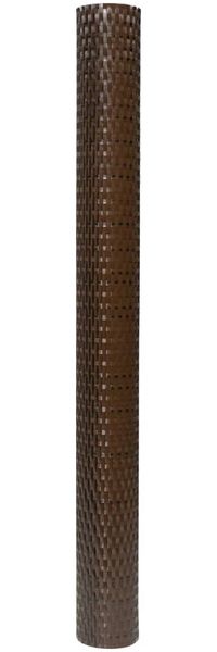 vidaXL Balkon-Sichtschutz Braun und Schwarz 600x90 cm Poly Rattan 156260 Bild 4