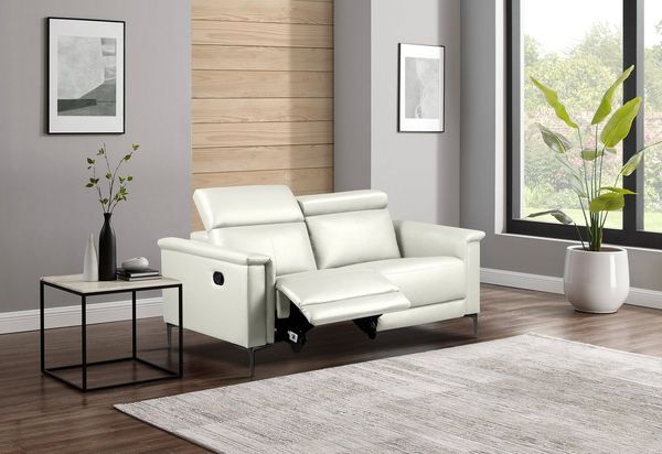 OTTO home 2-Sitzer LUND Lederoptik, 160 cm, mit Relaxfunktion und Kopfteilverstellung, manuell od. elektrisch (m.USB-C), Federkern