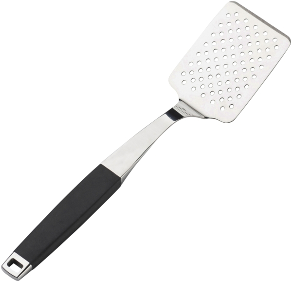 Landmann 'Pure' Grillwender, Edelstahl silber / Gummi schwarz, 5 x 42 x 9,5 cm