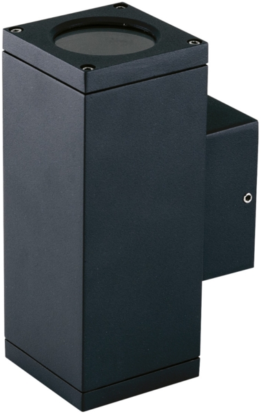 EVN Lichttechnik Wandanbauleuchte 2flg. anth IP54 GU10 220-240V 485016N