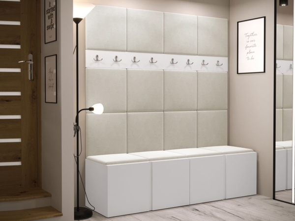 Garderoben-Set Monati V, Weiß, Farbe: Manila 02