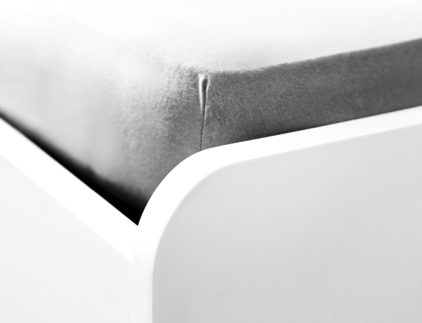 Jersey Spannbettlaken, 100% Baumwolle, 90-100x200 cm + 25 cm Rundumgummizug Grün Bild 2