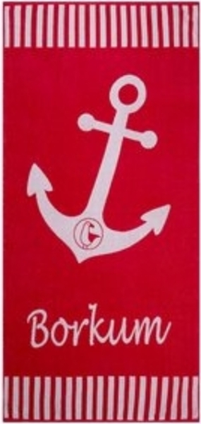 Schietwetter Strandtuch Unisex Strandhandtuch "Borkum" 180x88cm, Stoff, schnelltrocknend Bild 6