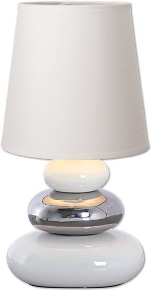 näve Tischleuchte Stoney, ohne Leuchtmittel, mit Keramikfuß und Textilschirm, 1xE14/max. 40W Bild 4