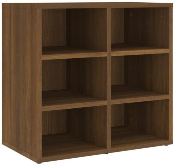 vidaXL Schuhregal Braun Eichen-Optik 52,5x30x50 cm 820512