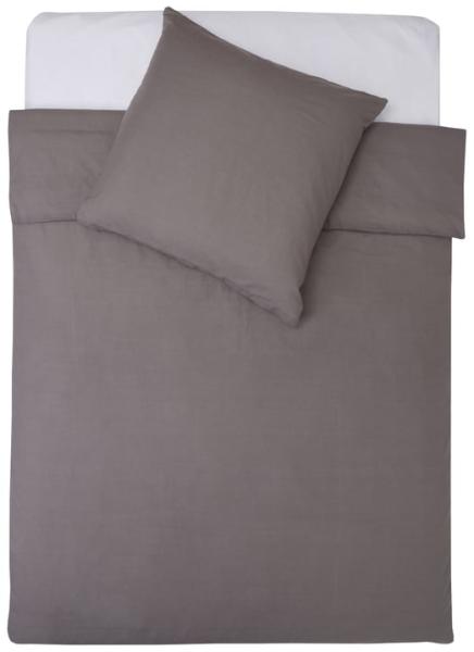 Lumaland Bettwäsche Premium Everyday, 2 teilig, Ganzjahres Bettbezug 155x220cm Kissenbezug 80x80cm