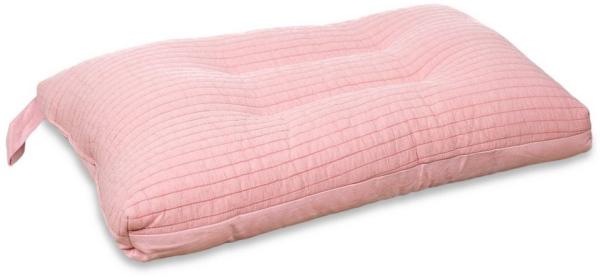 Vitabo Kopfkissen Ergonomisches Schlafkissen, Nackenkissen mit Baumwollbezug, 65x40 cm, Füllung: Kapok
