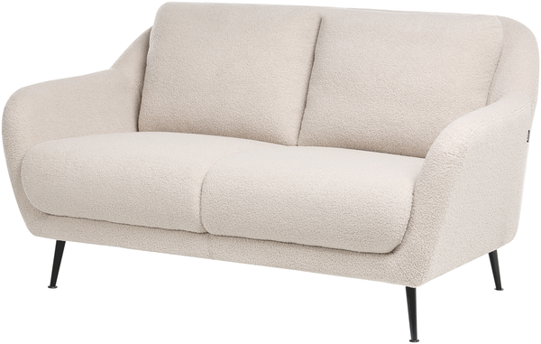 Sofa 2-Sitzer EIBY Bouclé Beige Bild 5