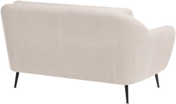 Sofa 2-Sitzer EIBY Bouclé Beige Bild 6