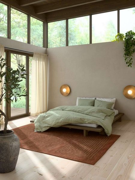 Karup Design Futonbett Bettgestell JAPAN BED Futonbett aus FSC®-zertifiziertem Massivholz (Mit Lattenrost), zeitlos, bequem & in mehreren Farben und Größen erhältlich
