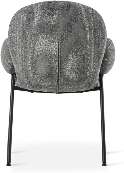 GOEURVANT 1235 Esszimmerstühle 6er-Set, Polsterstühle, Webstoff - Grau Bild 8