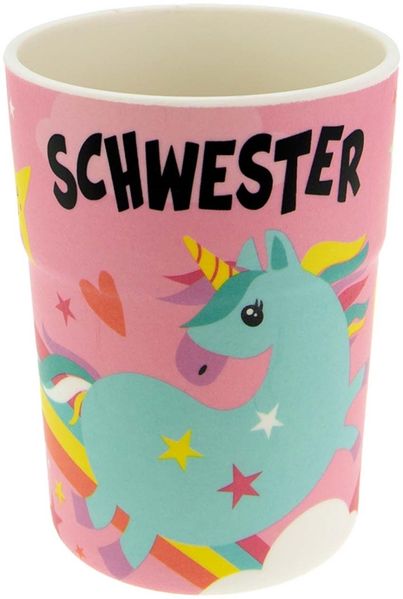 Kinderbecher Schwester