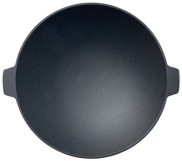 Grillfürst Gusseisen Wok XL mit 2 Griffen Ø 38 cm Bild 8