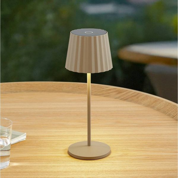 Lindby Außen-Tischleuchte Esali, Enthalten, 1 x 2,2 W LED, warmweiß