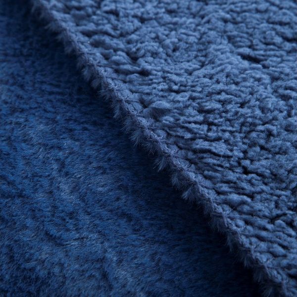 Eurofirany Tagesdecke Fellbettüberwurf NINA, Felloptik, eleganter Überwurf für Bett & Sofa beidseitig, kuschelweich