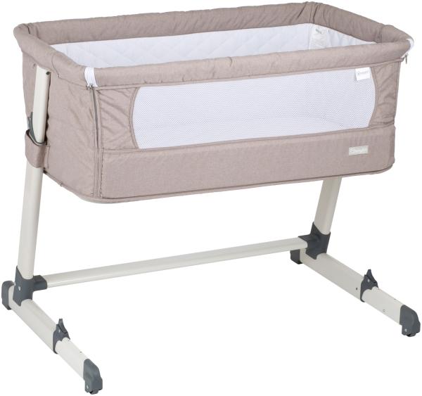 BABYGO 'Together' Beistellbett, beige, 6-fach höhenverstellbar