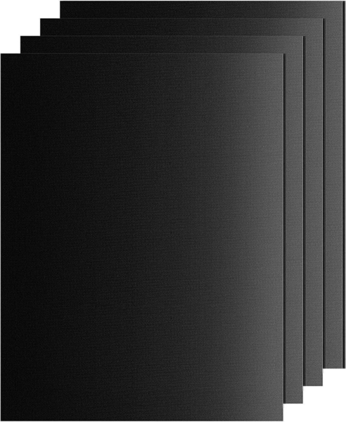 XL Grillmatte für Gasgrill Holzkohle 4er Set 50x40cm Teflon Antihaft PFOA-Frei