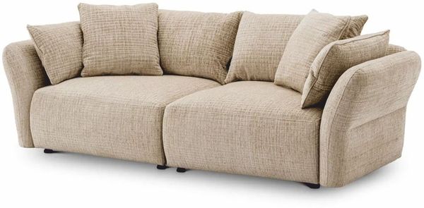 Casa Padrino Luxus Sofa Creme 234 cm - Wohnzimmer & Hotel Möbel
