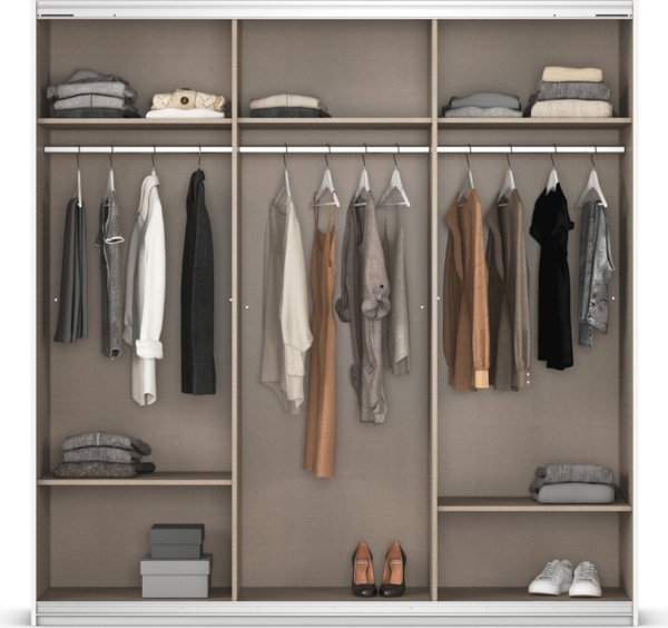 rauch Schwebetürenschrank Kleiderschrank Schrank OTTO´S CHOICE Garderobe AGORDO (in zwei Griff-Farben) Top Innenausstattung, in 4 Breiten und 2 Höhen MADE IN GERMANY Bild 3