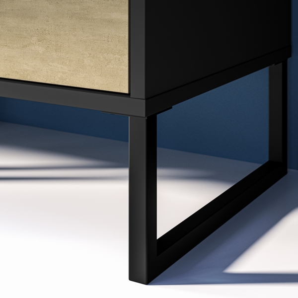 Jugendzimmer Set 6-teilig CASPER-131 mit Bett 90x200cm in schwarz, braun Bild 3